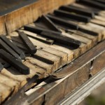 Broken piano keys